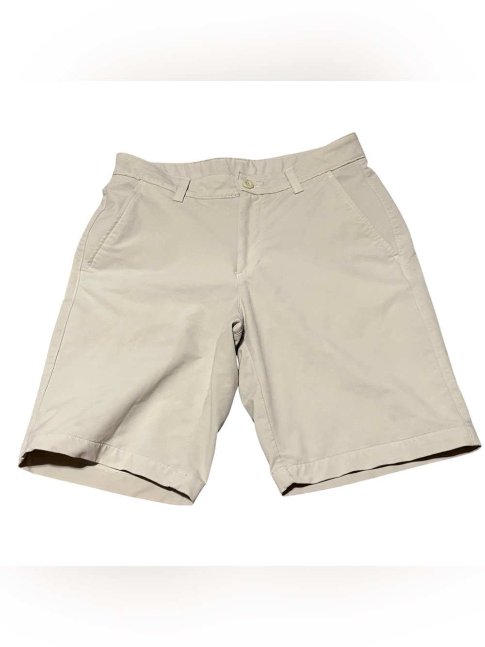 Under Armour Fitted Shorts Mens 30 Tan Khaki Stretch Performance